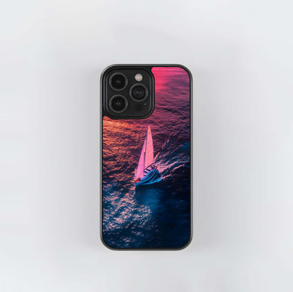 Ocean Dusk Ride Glass Case