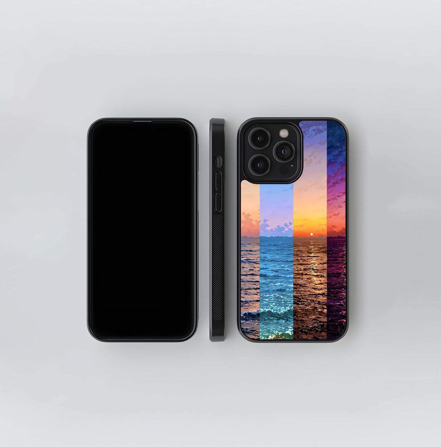 Ocean's Shifting Moods Glass Case