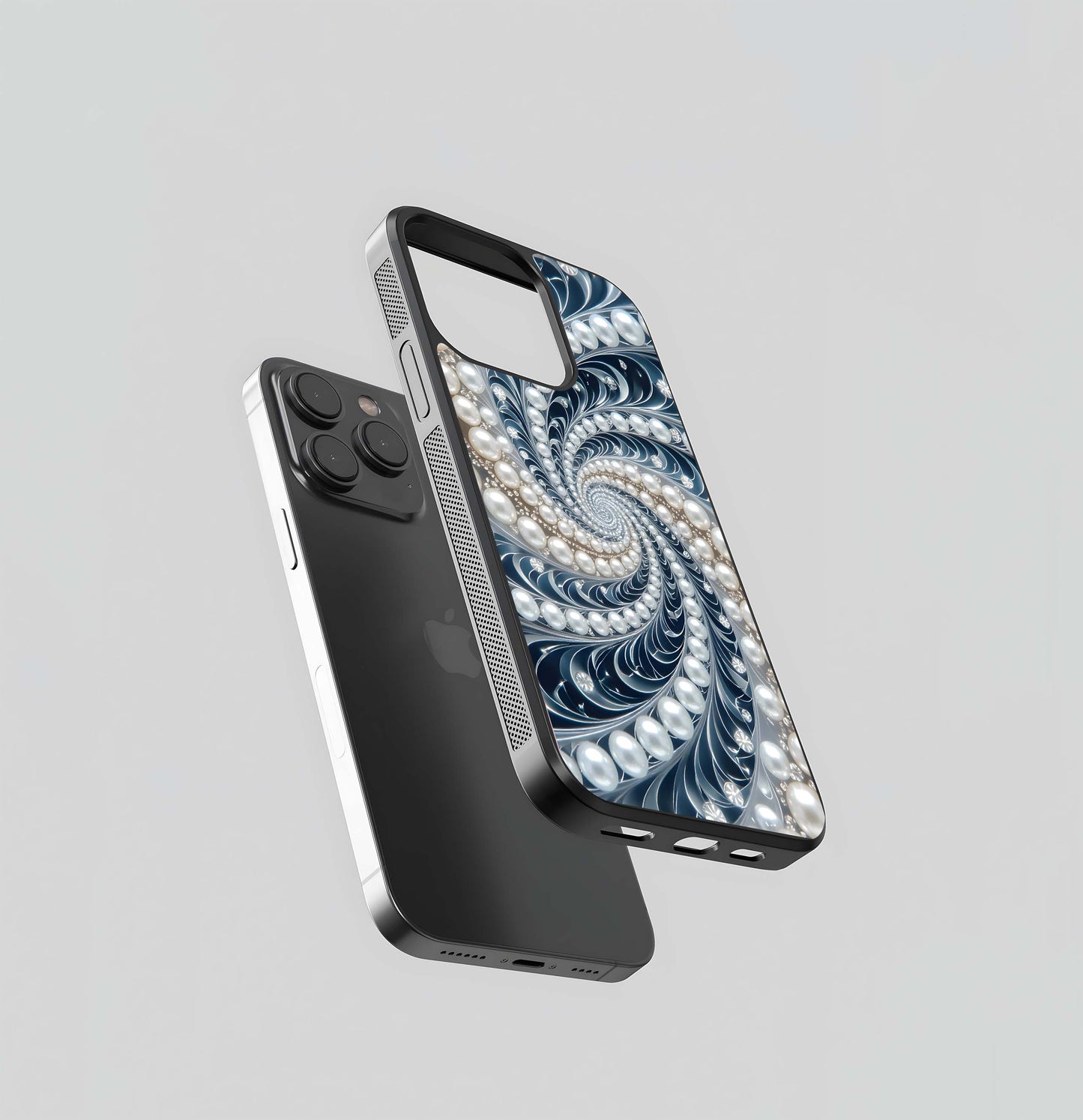 Opulent Oyster Cascade Glass Case