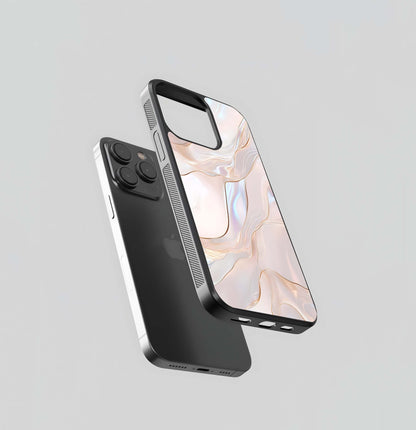 Opulent Silk Waves Glass Case