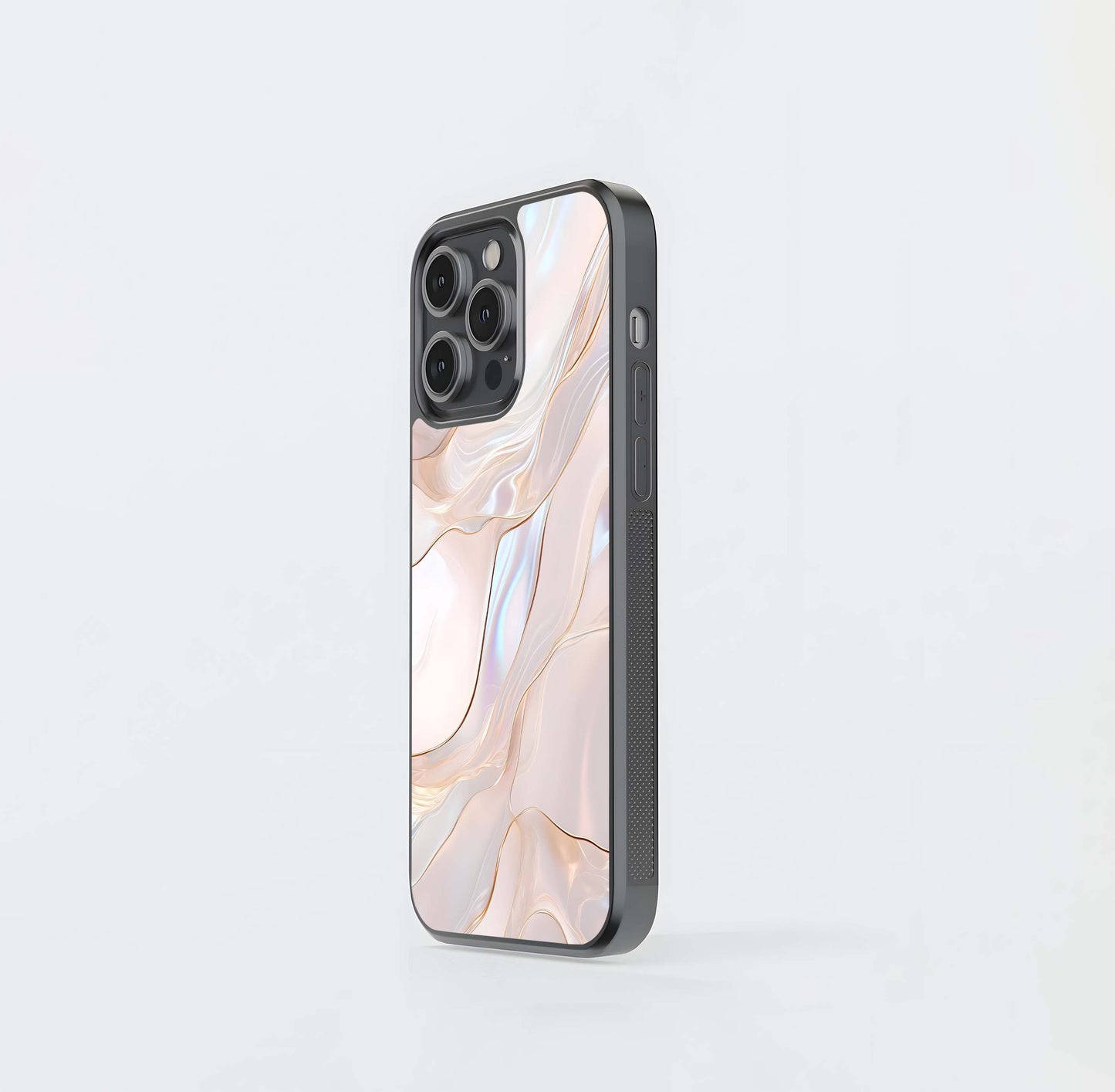 Opulent Silk Waves Glass Case