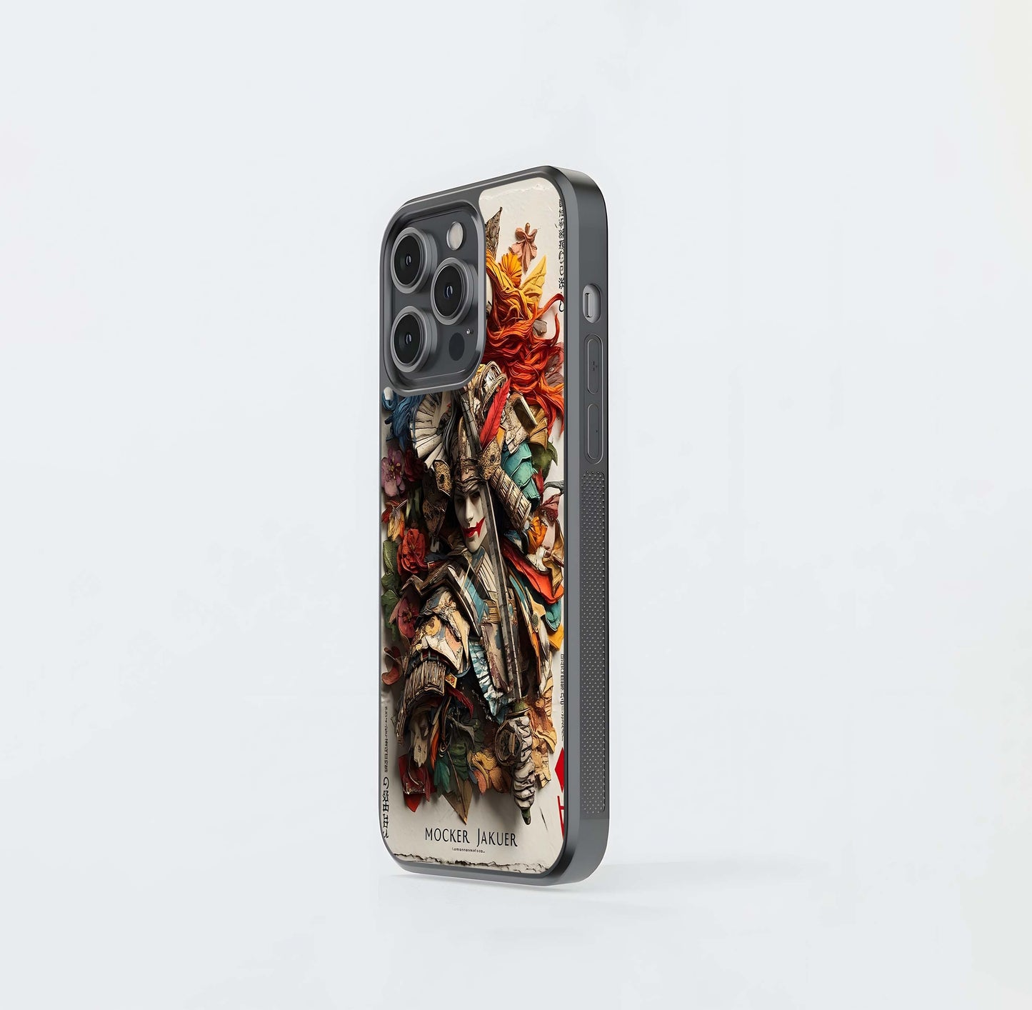 Samurai Queen Card Glass Case