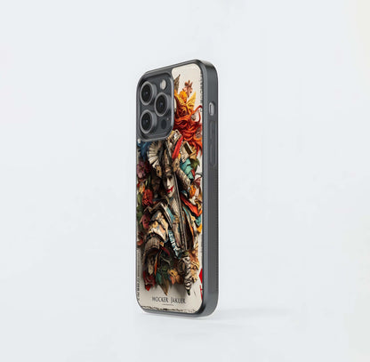 Samurai Queen Card Glass Case