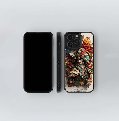 Samurai Queen Card Glass Case