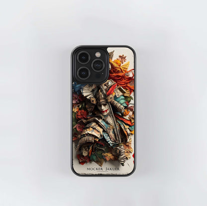 Samurai Queen Card Glass Case