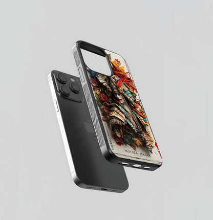 Samurai Queen Card Glass Case