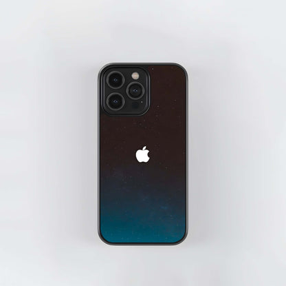 Green Emerald Apple Logo Glass Case