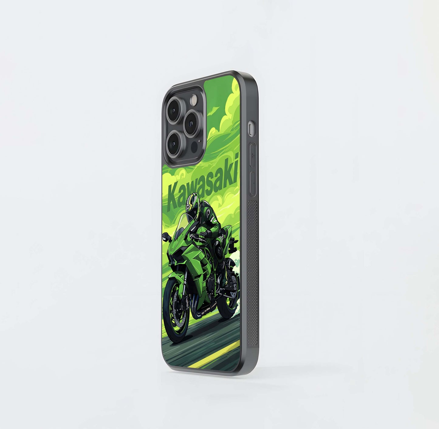 Green Kawasaki Glass Case