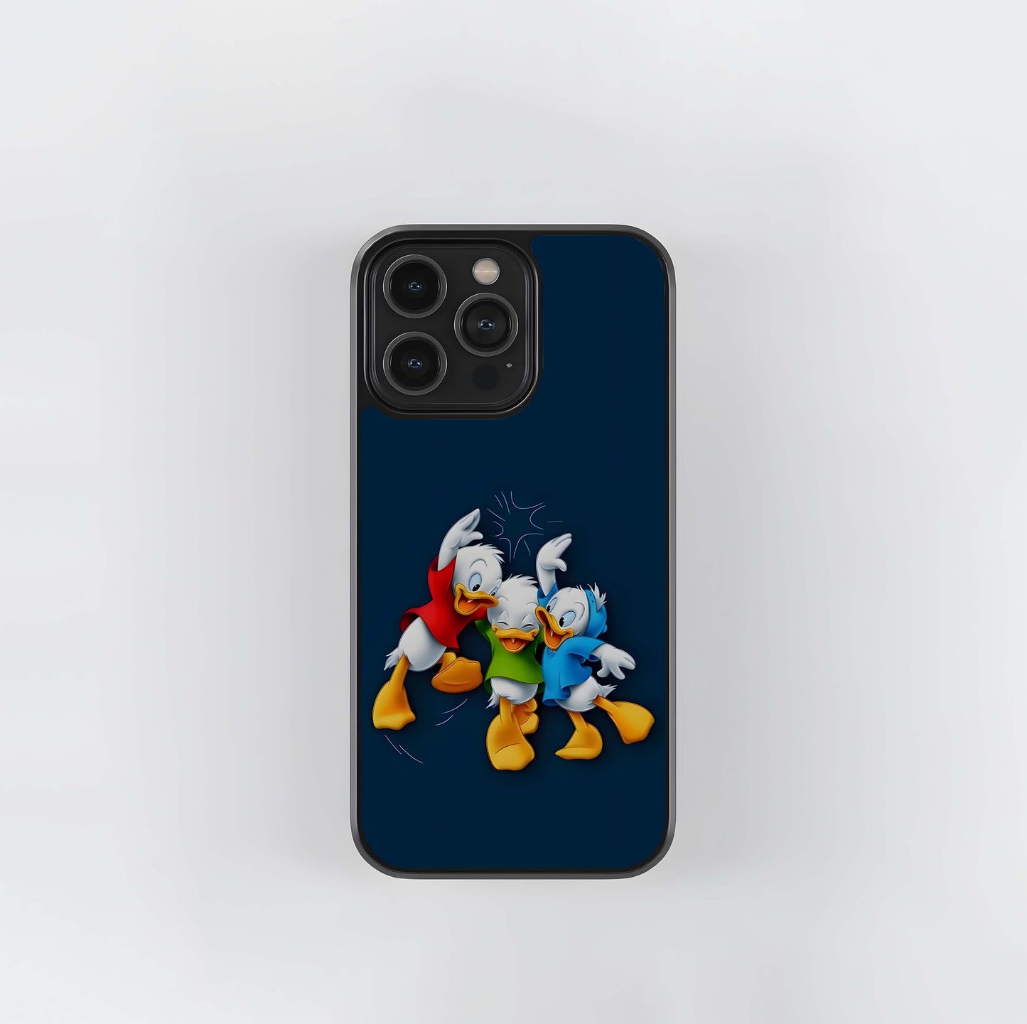 Huey, Dewey, and Louie High Five Glass Case