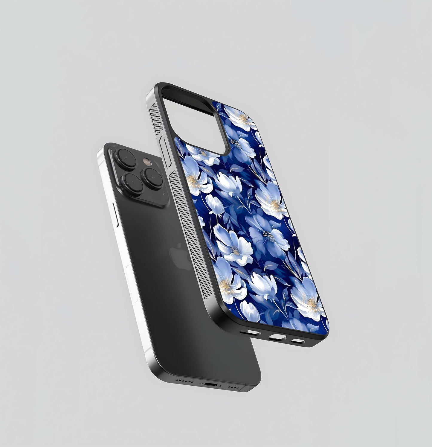 Cute Floral Patterns Glass Case