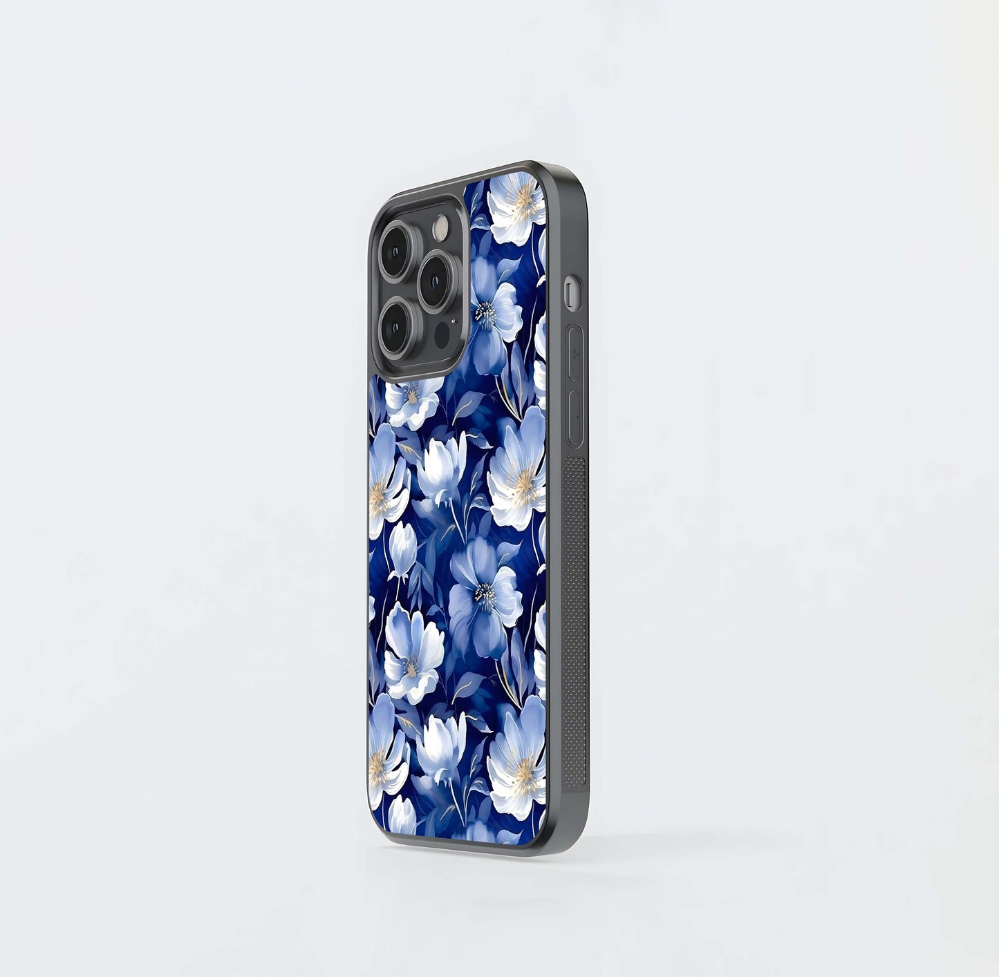Cute Floral Patterns Glass Case