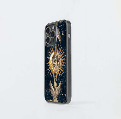 Aesthetic Retro Angel Glass Case