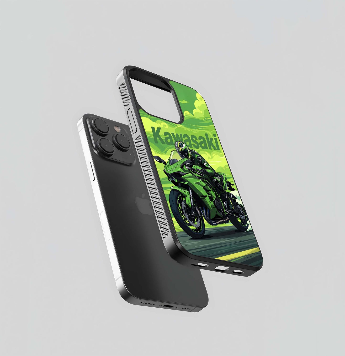 Green Kawasaki Glass Case
