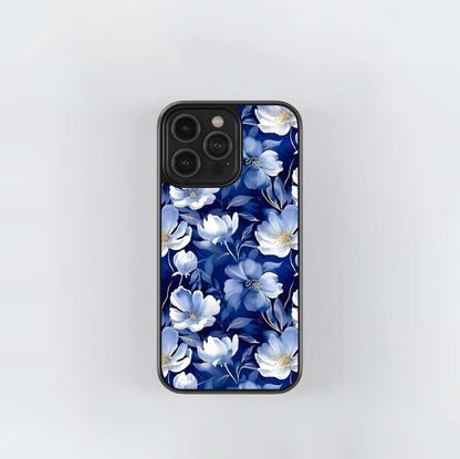 Cute Floral Patterns Glass Case