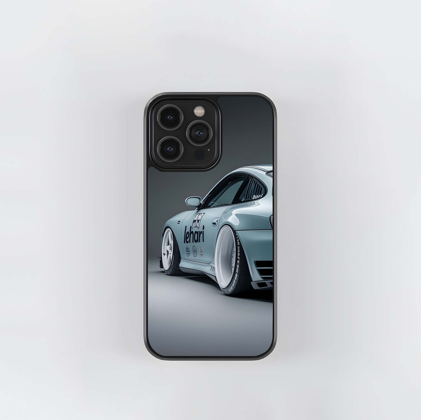 Pale Blue Porsche 996 Glass Case