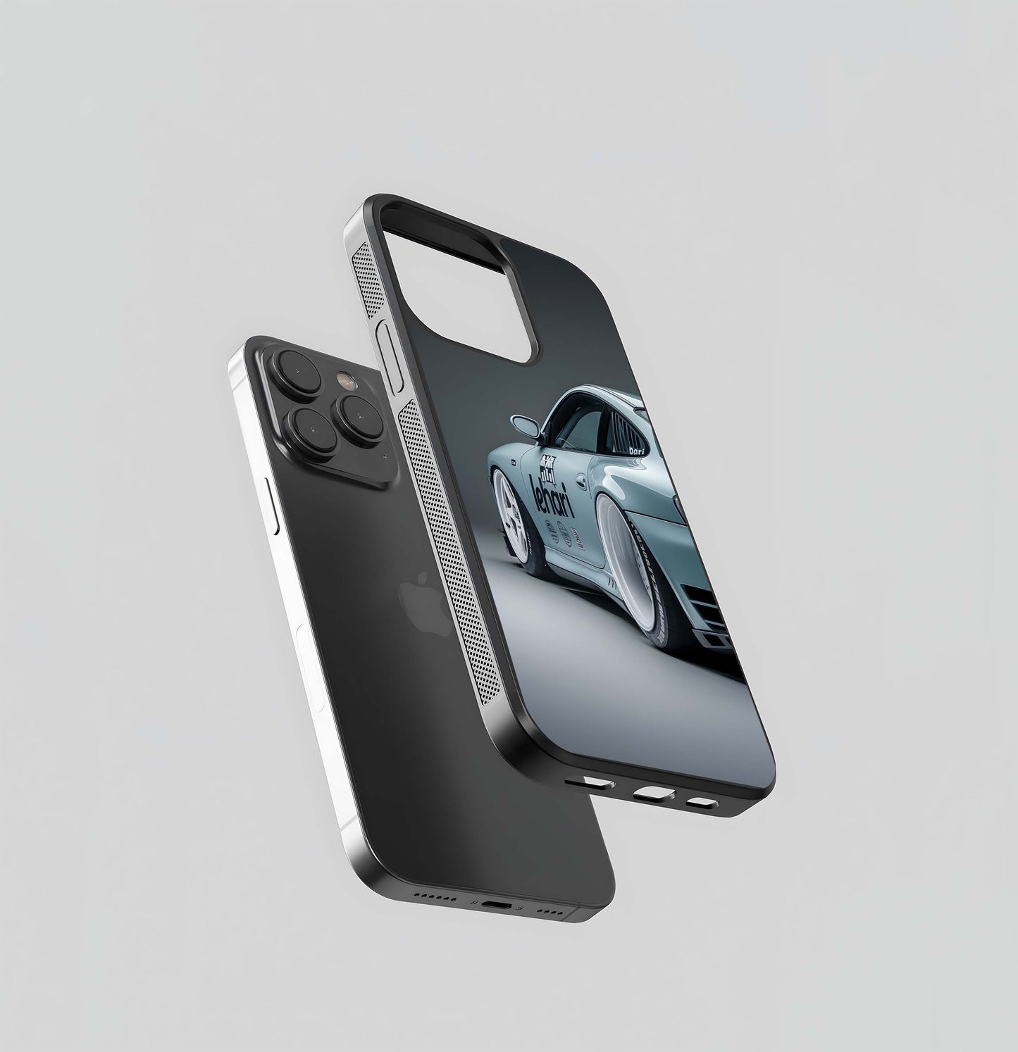 Pale Blue Porsche 996 Glass Case