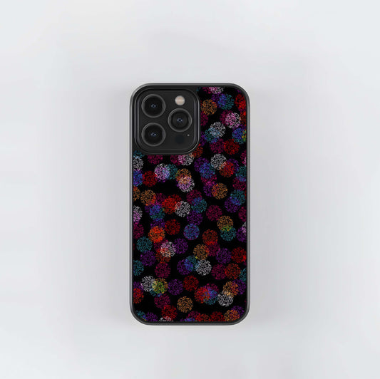 Particle Overlay Glass Case