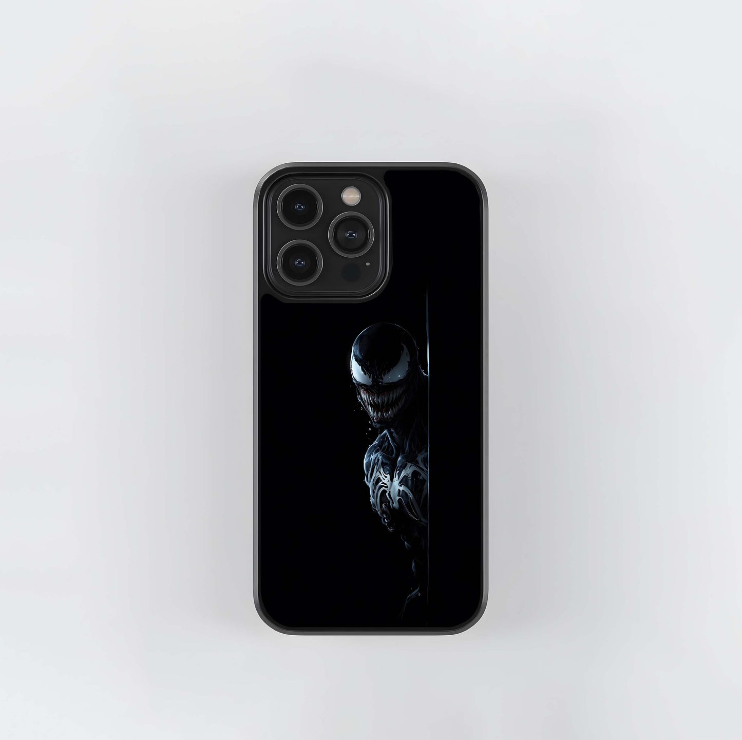 Venom Peeking in the Dark Glass Case