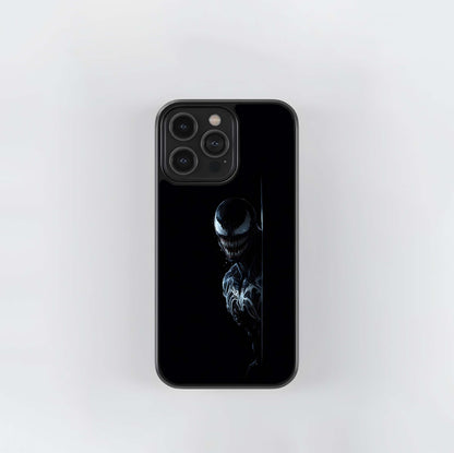 Venom Peeking in the Dark Glass Case