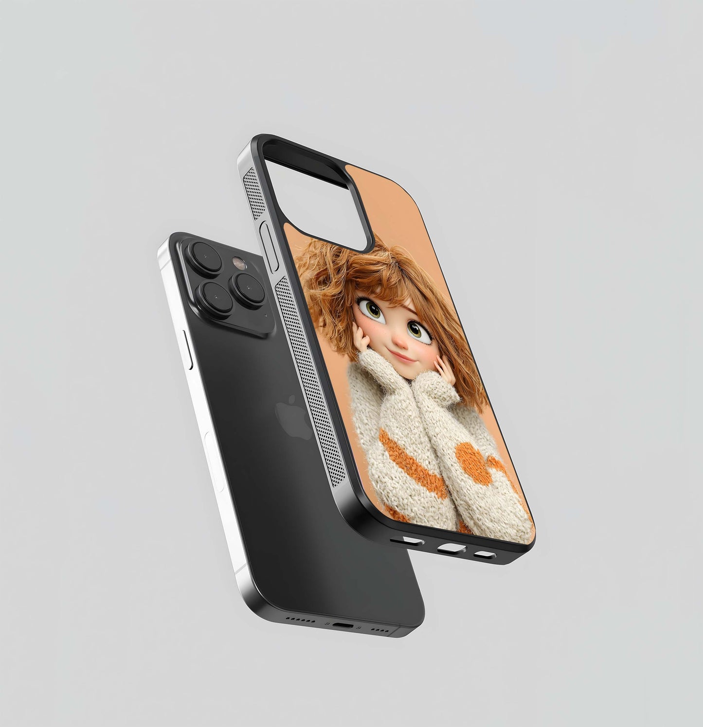 Cozy Cartoon Cutie Glass Case