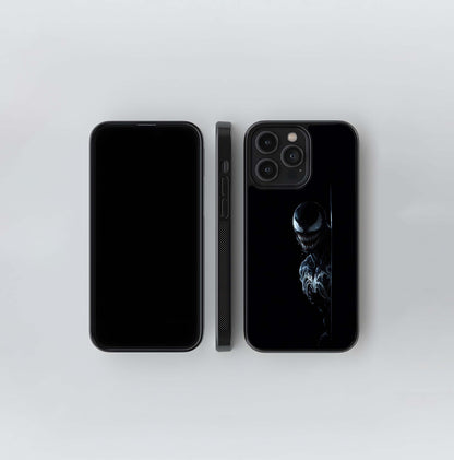 Venom Peeking in the Dark Glass Case