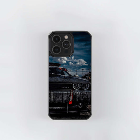 Textured Dodge Challenger SRT Glass Case