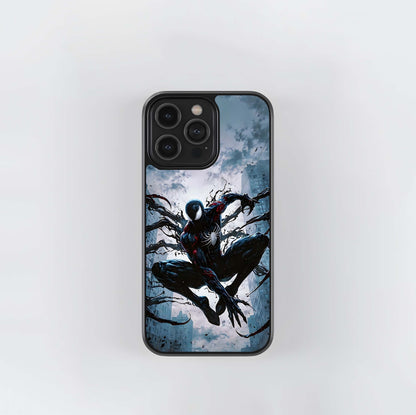 Venom Suit Spider-Man Glass Case