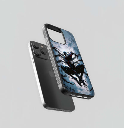 Venom Suit Spider-Man Glass Case