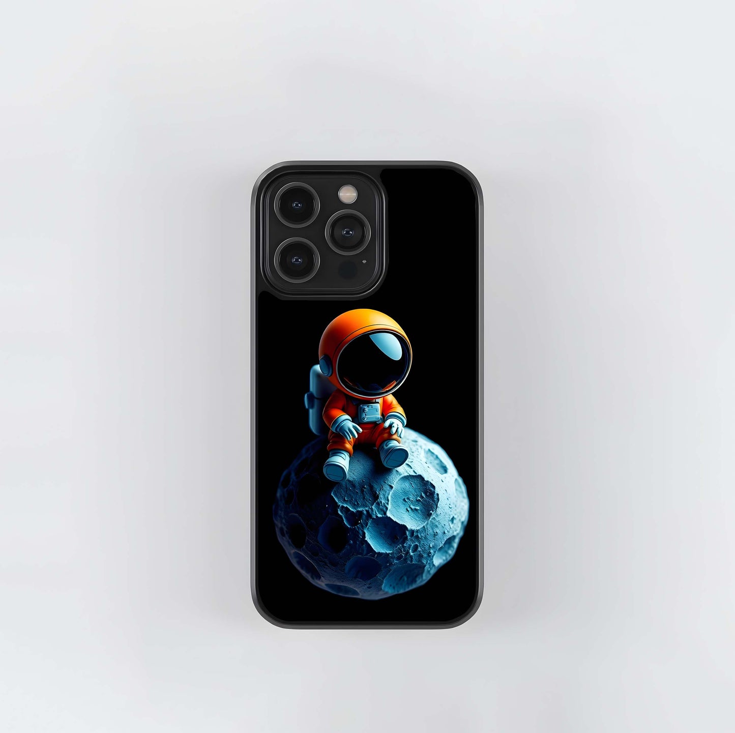 Little Astronaut on the Moon Glass Case