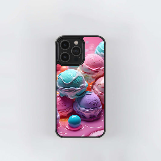 Pastel Melt Ice Cream Glass Case