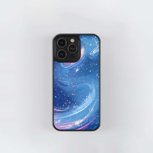 Pastel Nebula Glass Case