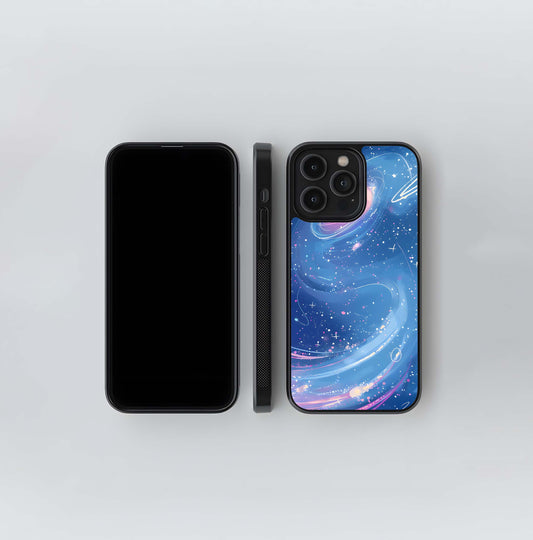 Pastel Nebula Glass Case