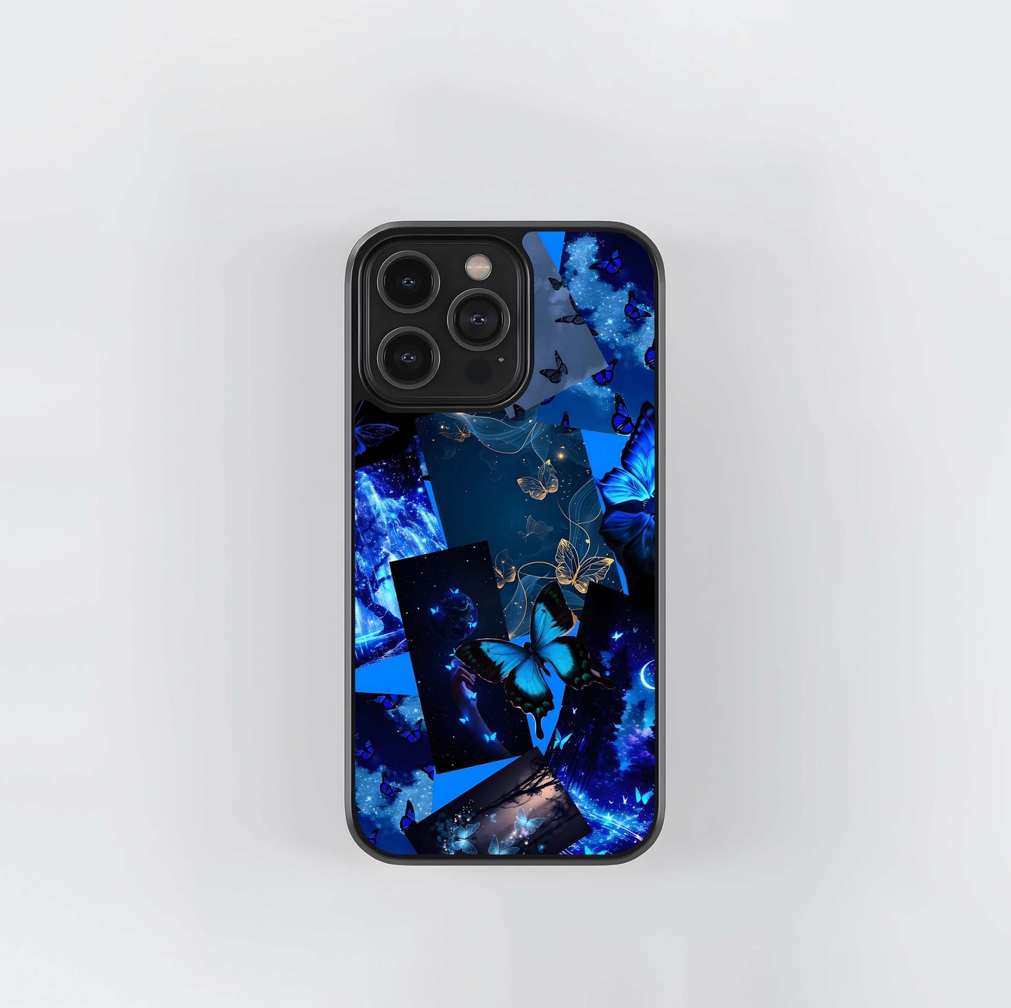 Cosmic Butterflies Glass Case