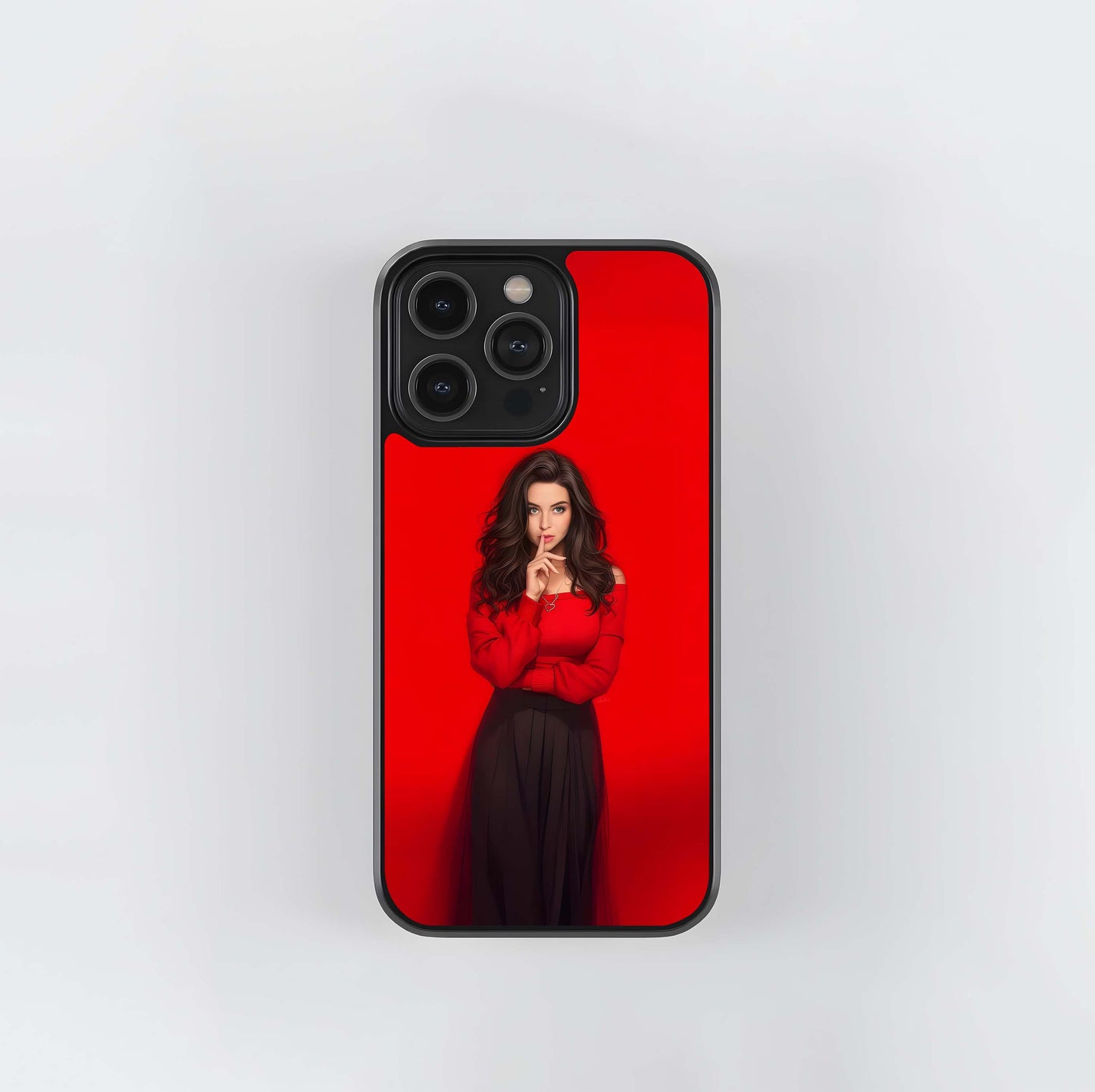 Crimson Hush Glass Case