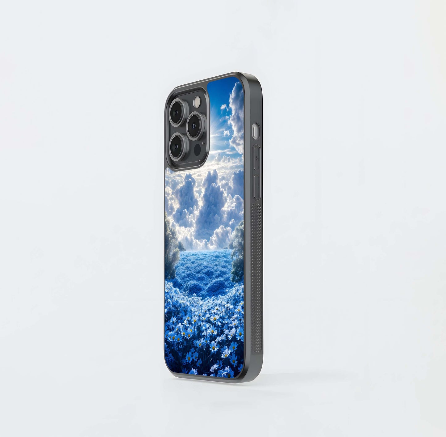 Heavenly Daisy Horizon Glass Case