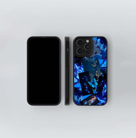 Cosmic Butterflies Glass Case