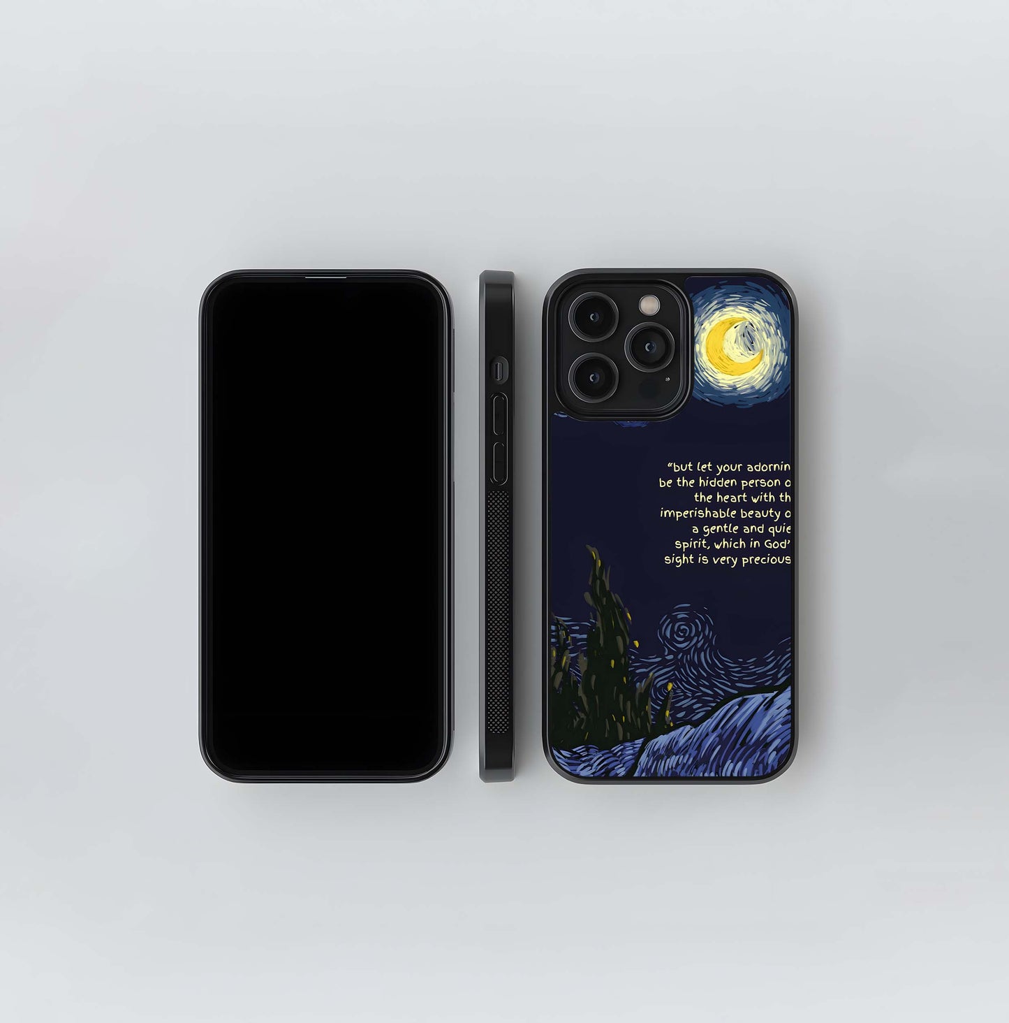 Night Faith Glow Glass Case
