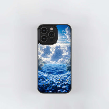 Heavenly Daisy Horizon Glass Case