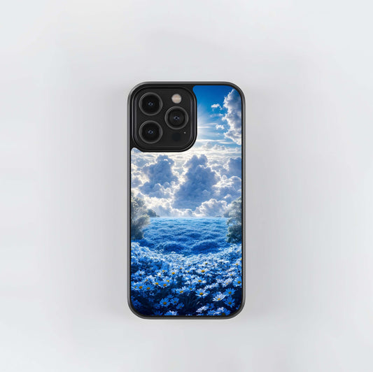 Heavenly Daisy Horizon Glass Case