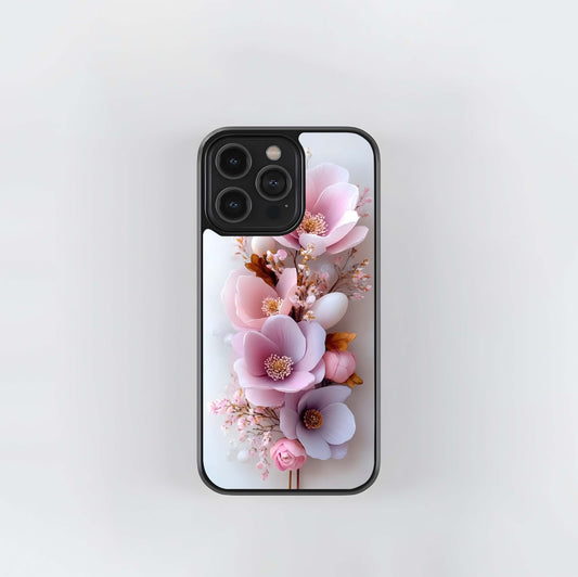 Pastel Spring Bloom Glass Case