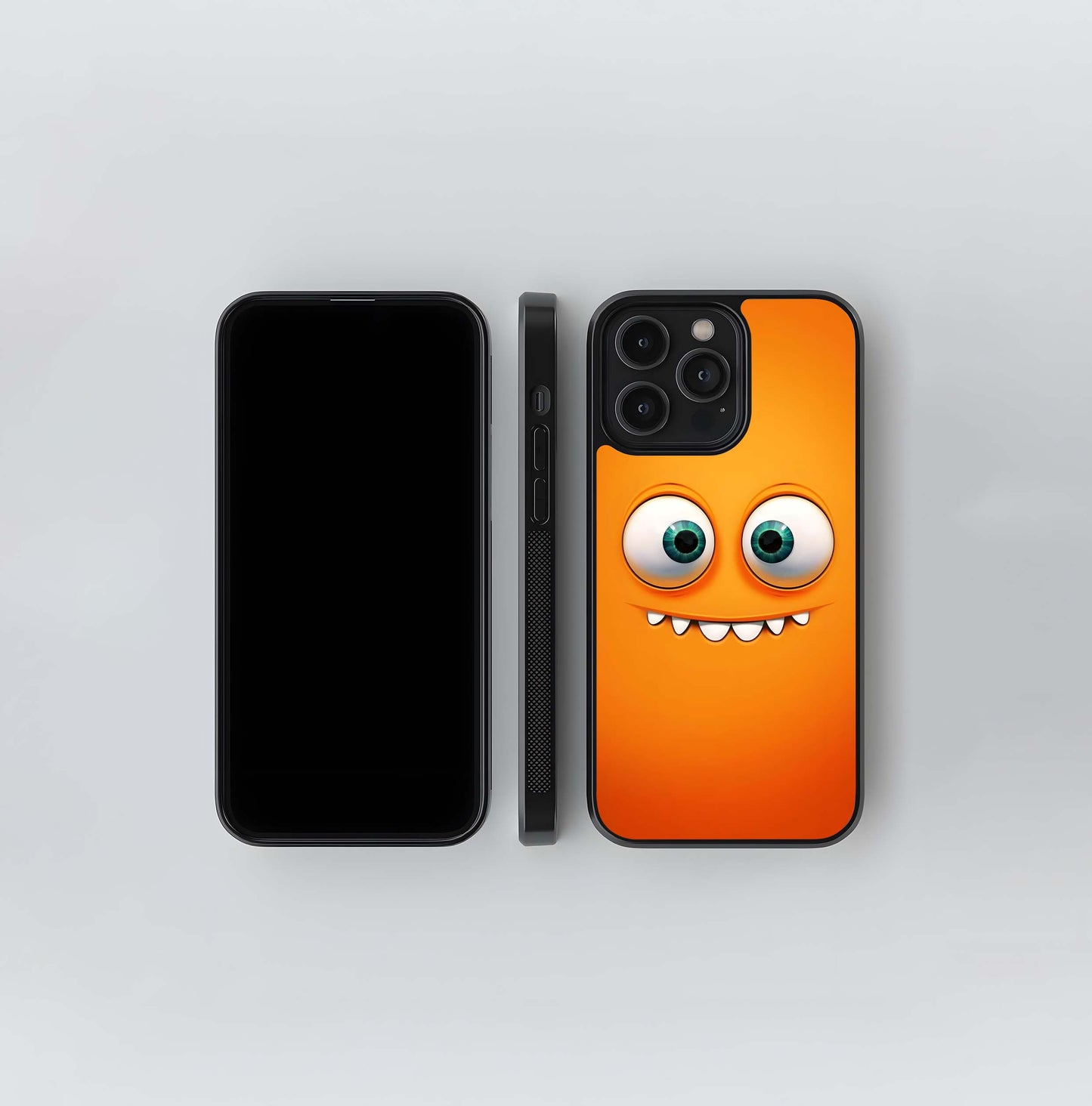 Mandarin Monster Face Glass Case