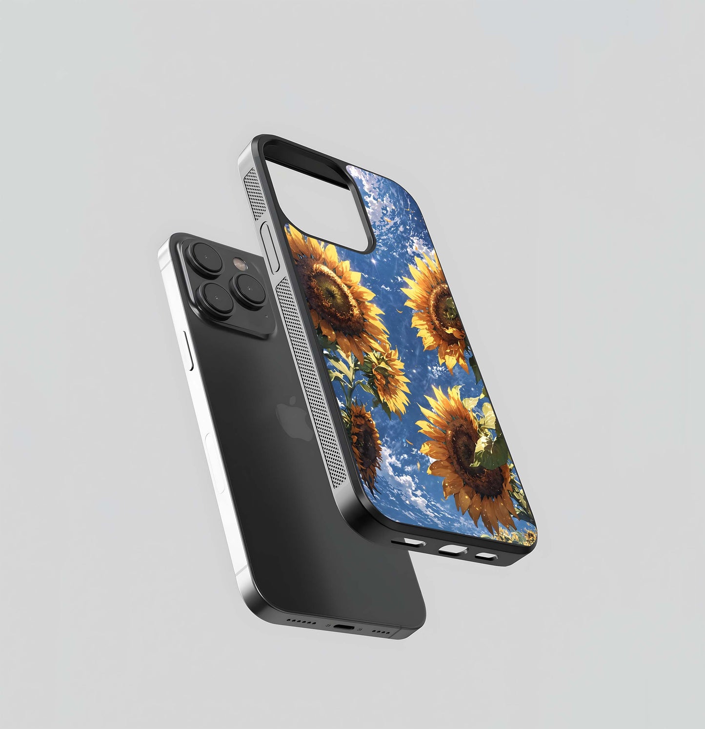 Heavenly Sunflower Rise Glass Case