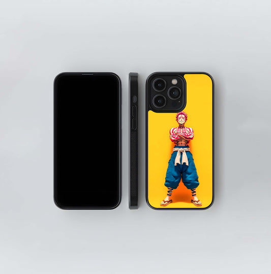 Crimson Tattoo Warrior Glass Case