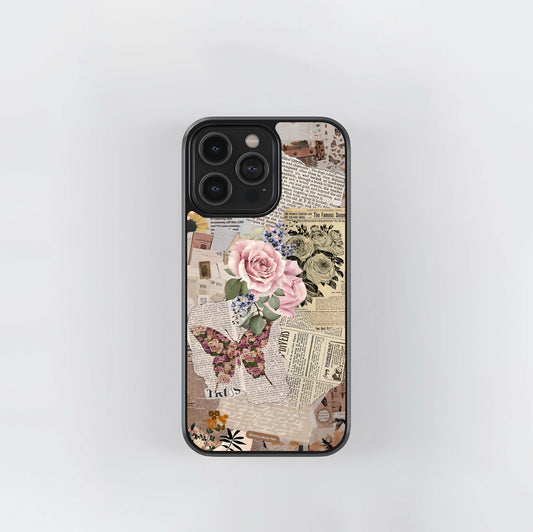 Embroidered Cosmic Quote Glass Case