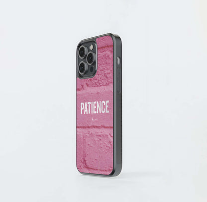 Pink Brick Patience Glass Case