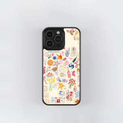 Aesthetic Sweetheart Art Glass Case