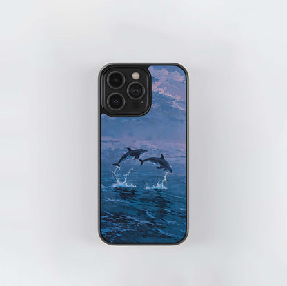 Ocean Leap Joy Glass Case