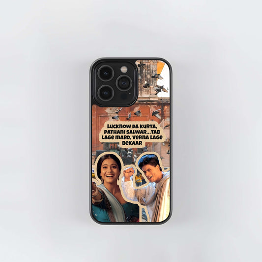 Desi Retro Vibes Glass Case