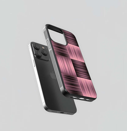 Pink Motion Block Glass Case