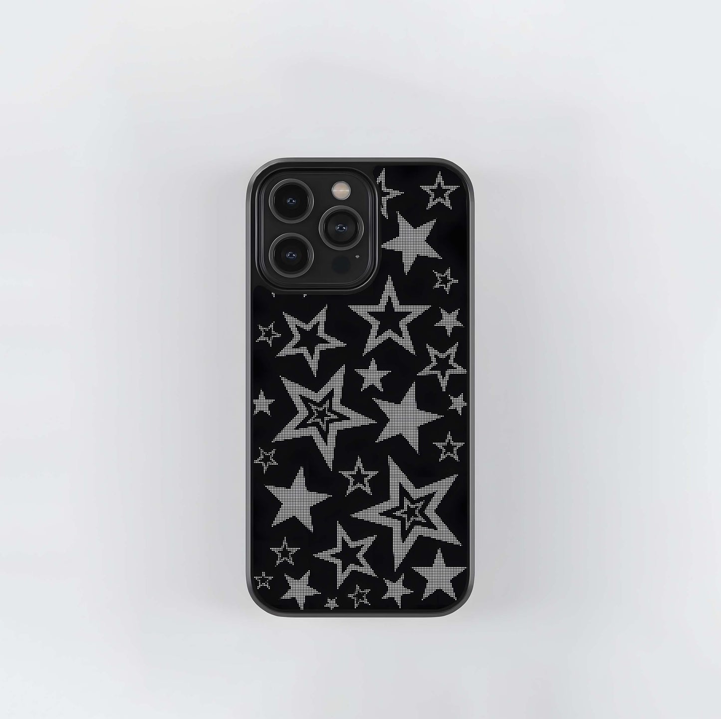 Pixelated Cosmos Glass Case